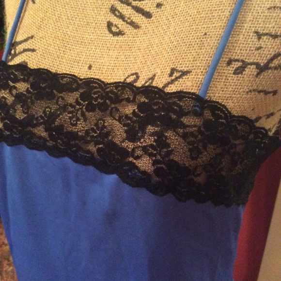Other - Short blue and black nighty